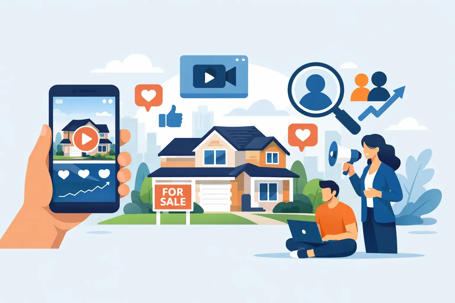 How real estate social media videos win leads