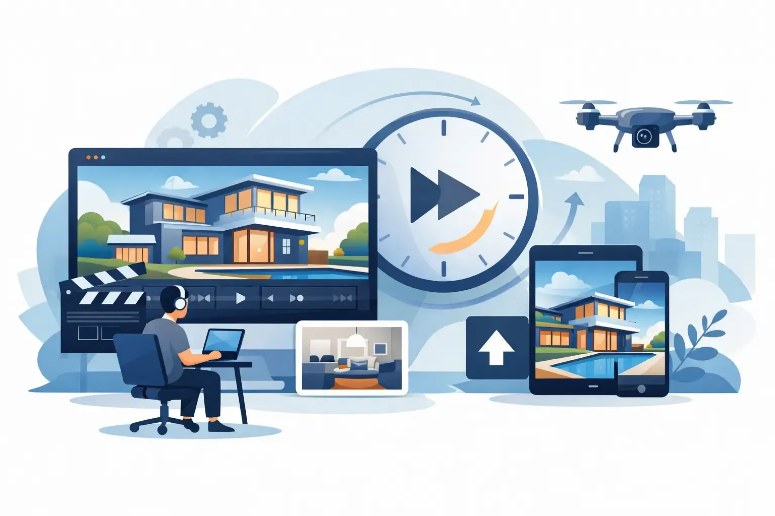 Real estate video editor online that saves time and scales your marketing
