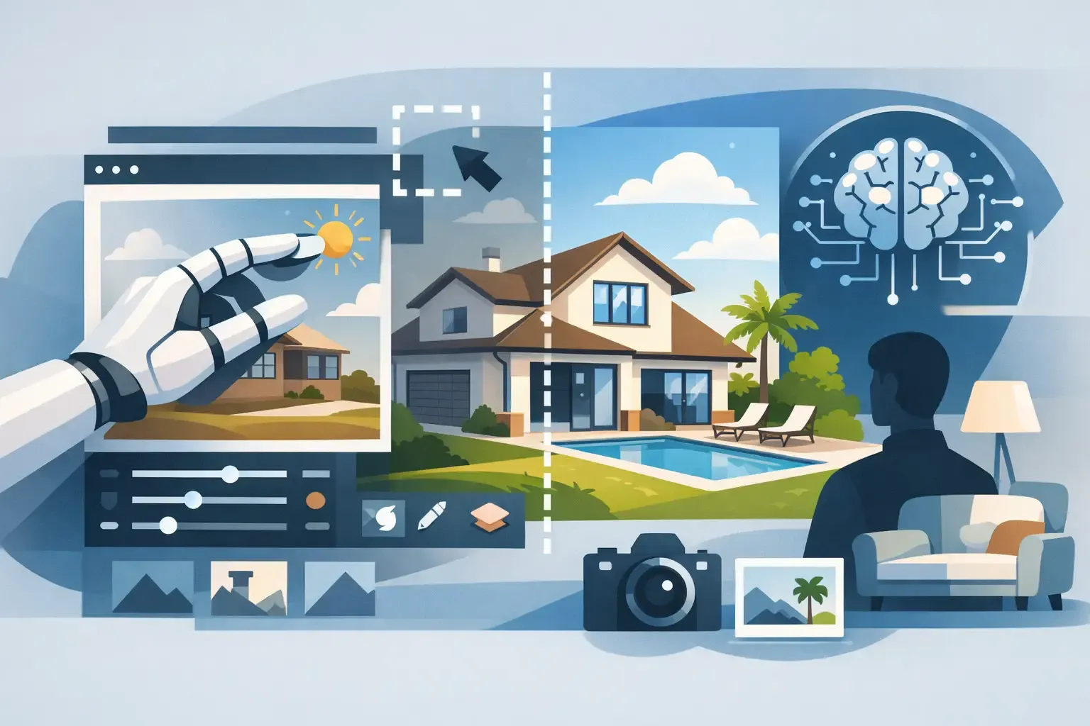 AI image editing for real estate that sells listings faster