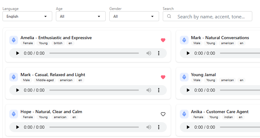 تصفّح مكتبة الأصوات كاملة